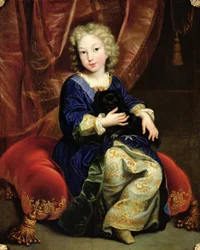 Portret van Philippe de France (1683-1746) toekomstige koning Filips V van Spanje, 1686